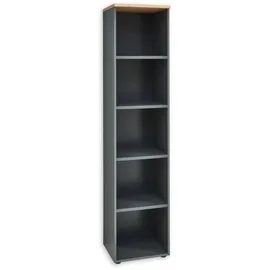 Innostyle Memphis Aktenregal 45 x 197 x 38 cm braun