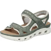 Rieker Sandalen 64066 in Grün, 36