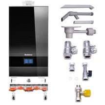 Buderus Logaplus Paket W43 weiß Aufputz Erdgas