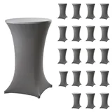 Trutzholm Stehtischhusse Grau Ø 80 cm 20er Set