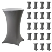 Trutzholm Stehtischhusse Grau Ø 80 cm 20er Set