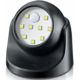 Led-außenstrahler, Außenstrahler Mit Bewegungsmelder, Kabelloser Led-fluter Für Den Außenbereich, 150 Lumen, Abnehmbare Kugel, 360°-drehung Und Neigung, Batteriebetrieben