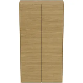 Ideal Standard Conca Halbhochschrank 72 x 140 x 25 cm Eiche hell