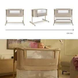 Kinderkraft NESTEE Grow 2 Reisebett, Beige