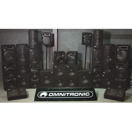 Omnitronic TMX-1230 Passiv 800 Watt 8 Ohm Fullrange schwarz