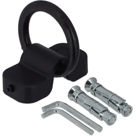 Relaxdays Wandanker Sicherung für Fahrrad schwarz