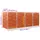 vidaXL Mülltonnenbox für 4 Tonnen 276,5 x 77,5 x 115,5 cm orange