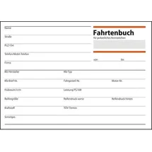 Sigel Fahrtenbuch A6 40 Blatt Grün