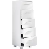 VCM Highboard Zalo M ca. 30x94x30 cm Weiß
