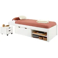 Idimex Schubladenbett Sabrina mit Rollwagen und Schublade, 90x200 cm-