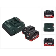Metabo Basis Set 2x LiHD Akkupack 18 V 5,5 Ah Akku