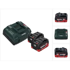 Metabo Basis Set 2x LiHD Akkupack 18 V 5,5 Ah Akku