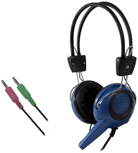e5 Space Headset, blau