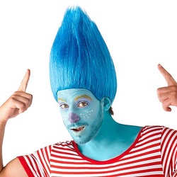 Perücke "Fantasy", blau