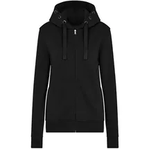 HRM Damen Premium Hooded Jacket I Fair Trade Frauen Kapuzenjacke, 320 g/m2 I Aus 70% Baumwolle & 30% recyceltem Polyester - 5XL