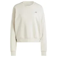 Adidas Damen Essentials SMALL Logo Feel Cozy Sweatshirt, Alumina/Grey Four, XXL