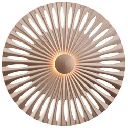 BRILLIANT Lampe Phinx LED Wandleuchte 32cm braun/Kaffee   1x 12W LED integriert, (1282lm, 3000K)   Dekoratives Backlight an Wand oder Decke