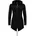 Urban Classics Damen Ladies Sweat Damen Gr XXL schwarz 63 Baumwolle 37 Polyester unifarben Sweatjacken Sweatjacke
