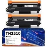 2× TN2510 Toner Kompatibel für Brother Toner TN-2510 TN2510 tonerkartusche Schwarz für Brother DCP-L2627DW DCP-L2620DW, Brother HL-L2400DWE HL-L2445DW, Brother MFC-L2835DW MFC-L2860DWE