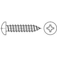 Industrial Quality Supplies DIN 7981 Linsen-Blechschraube, ST galZn -C-H