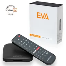 Kartina EVA WLAN 4K Receiver Kartina.TV von DuneHD mit Bluetooth-Fernbedienung