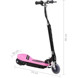 vidaXL E-Scooter 120 Watt rosa