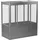 Biohort Gewächshaus Florentina 2 x 1 MAXI B 201,6 x T 103,1 x H 213,4 cm quarzgrau-metallic