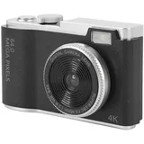 Denash 4K Digitalkamera, Vintage CCD -Kamera Vlogging -Kamera für Fotografie, Tragbarer Kompakter Punkt und Digitalkamera für Jugendliche Erwachsene Anfänger (Keine Speicherkarte)