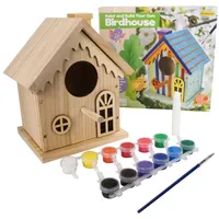 GICO Spieluhr GICO DIY Vogelhaus Bausatz zum Bemalen Kinder Geschenk DIY-884