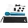 Le Wand Massagestab „Rechargeable Vibrating Massager“ mit 20 Vibrationsmodi in 10 Intensitäten, blau