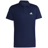 Herren Train Essentials Training Polo Shirt Dark Blue/White XXL