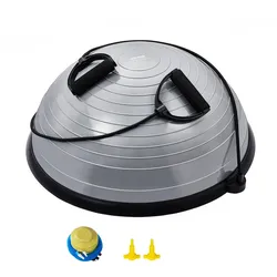 VEVOR Gymnastikball Fitnessball Sportball Yogaball 584mm Halb Grau Balance