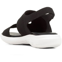 GEOX D SPHERICA EC5 A Sport Sandal, Black, 40, EU