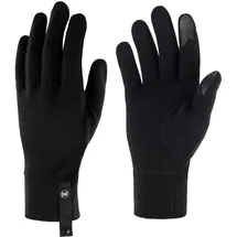 Buff Merino Midweight Handschuhe Schwarz M