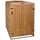 Mendler Mülltonnenverkleidung HWC-H74 126 x 80 cm braun