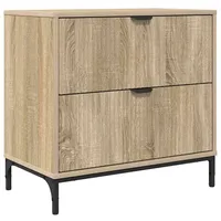 VidaXL Nachttisch Sonoma Eiche 63,5 x 36 x 61