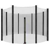 Songmics Sicherheitsnetz Schwarz Ø 366 cm