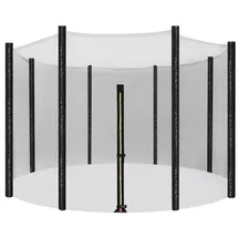 Songmics Sicherheitsnetz Schwarz Ø 366 cm