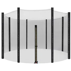 Songmics Sicherheitsnetz Schwarz Ø 366 cm