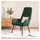 vidaXL Relaxsessel Stoff 70 x 98 x 77 cm dunkelgrün