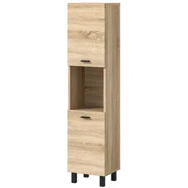 inn.furn Midschrank Eiche 30 cm Stehend oder Hängend Lowell