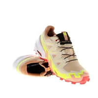 Salomon Speedcross 6 Gore-Tex Damen hazelnut/safety yellow/fiery coral 38 2/3