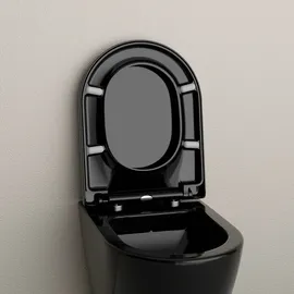 Bernstein WC-Sitz U1002 Schwarz glänzend