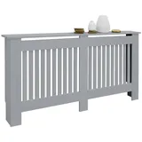 ML-Design Heizkörperverkleidung Landhausstil 152x19x82cm Grau