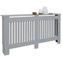 ML-Design Heizkörperverkleidung Landhausstil 152x19x82cm Grau