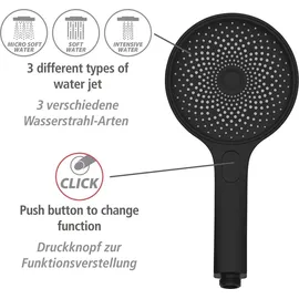 Wenko Duschsystem Softwater Schwarz
