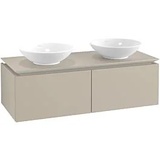 Villeroy & Boch Legato Waschtischunterschrank für zwei Waschbecken | 2 Auszüge | Breite 1200 mm##Ohne Für Collaro (560 x .. B58300VK
