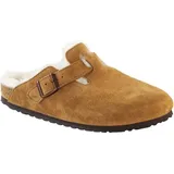 Birkenstock - Boston Suede Shearling - Sandalen Gr 42 - Regular braun
