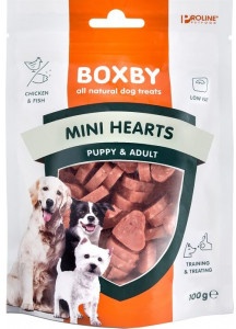 Boxby Mini Hearts hondensnack  100 g