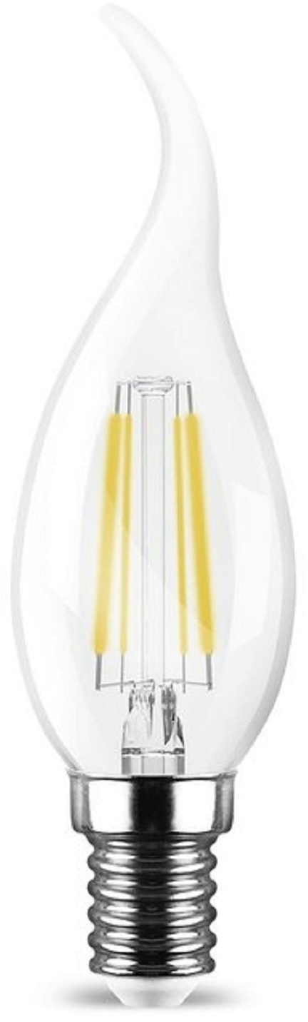 Braytron LED Leuchtmittel | E14 Filament | Flamme | C35T | 4W | 400lm | Birne | || warmweiß (3000 K) 10 Stück